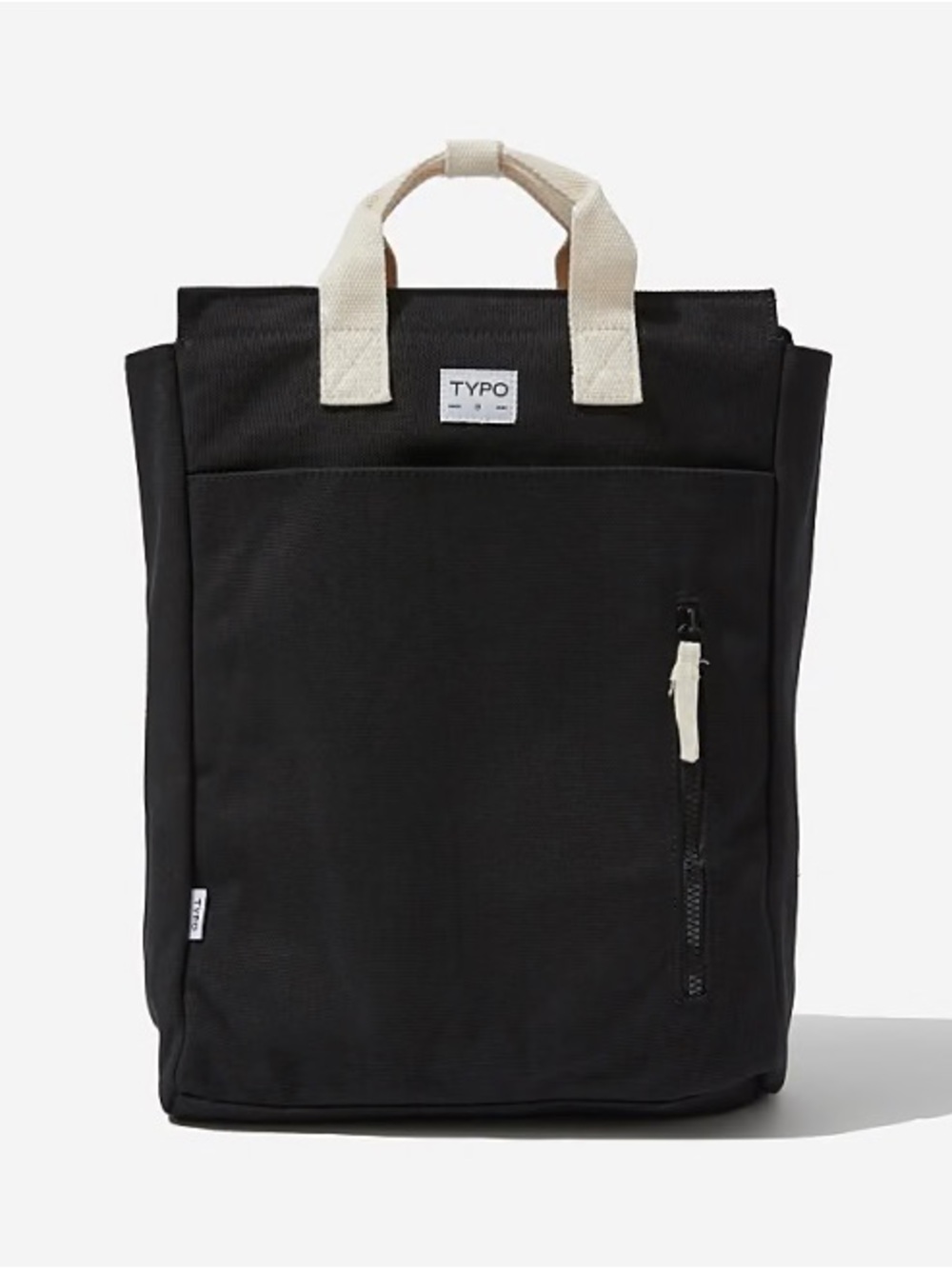 TYPO got your back tote backpack black